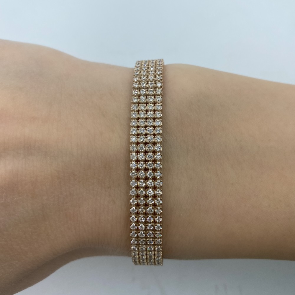 5.48 ct Diamond Tennis Bracelet