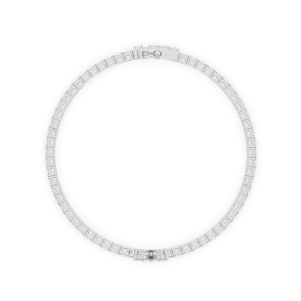 Bracelet with 0.66ct Marquise Diamonds and 4.09ct Round Diamonds