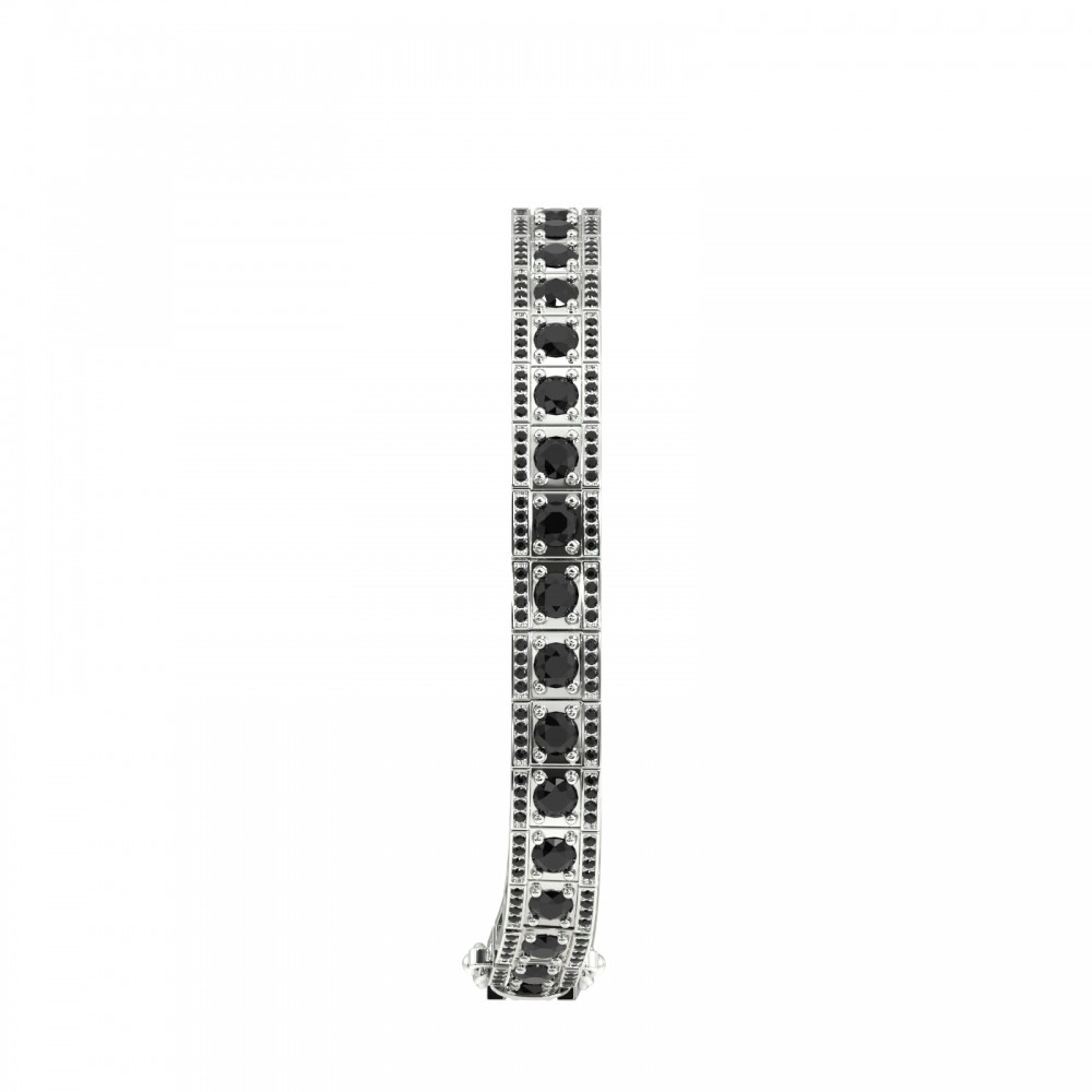 8.22 ct black diamond bracelet