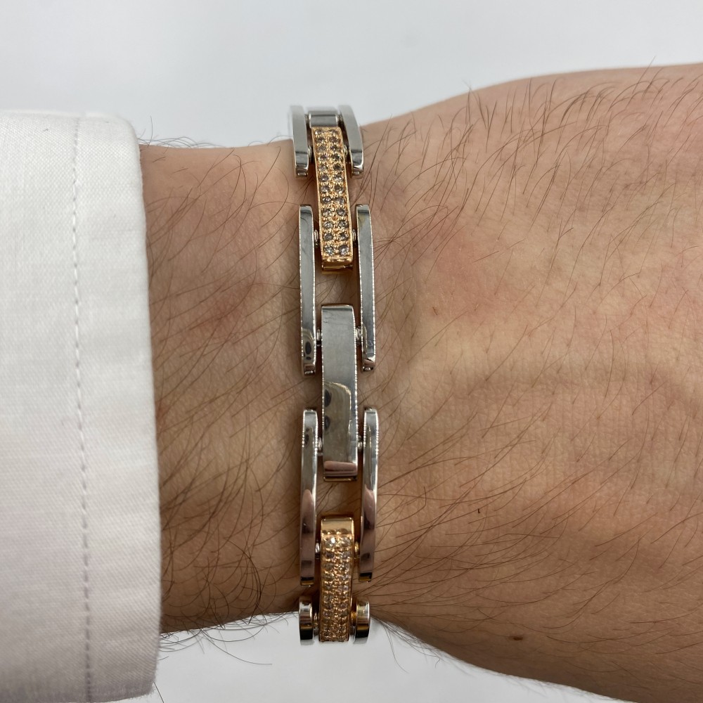 0.95 ct Brown Diamond Bracelet