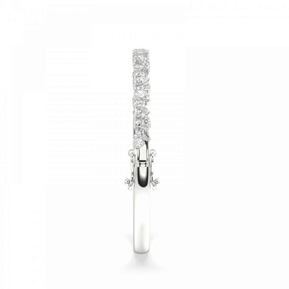 Pear/Marquise 1.49 ct Pear/Marquise diamond bracelet with 0.74 ct round diamonds