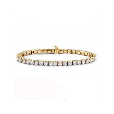 Tennis bracelet with 3.02 ct diamonds
