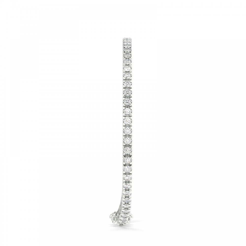 Tennis bracelet with 3.4 ct white diamonds