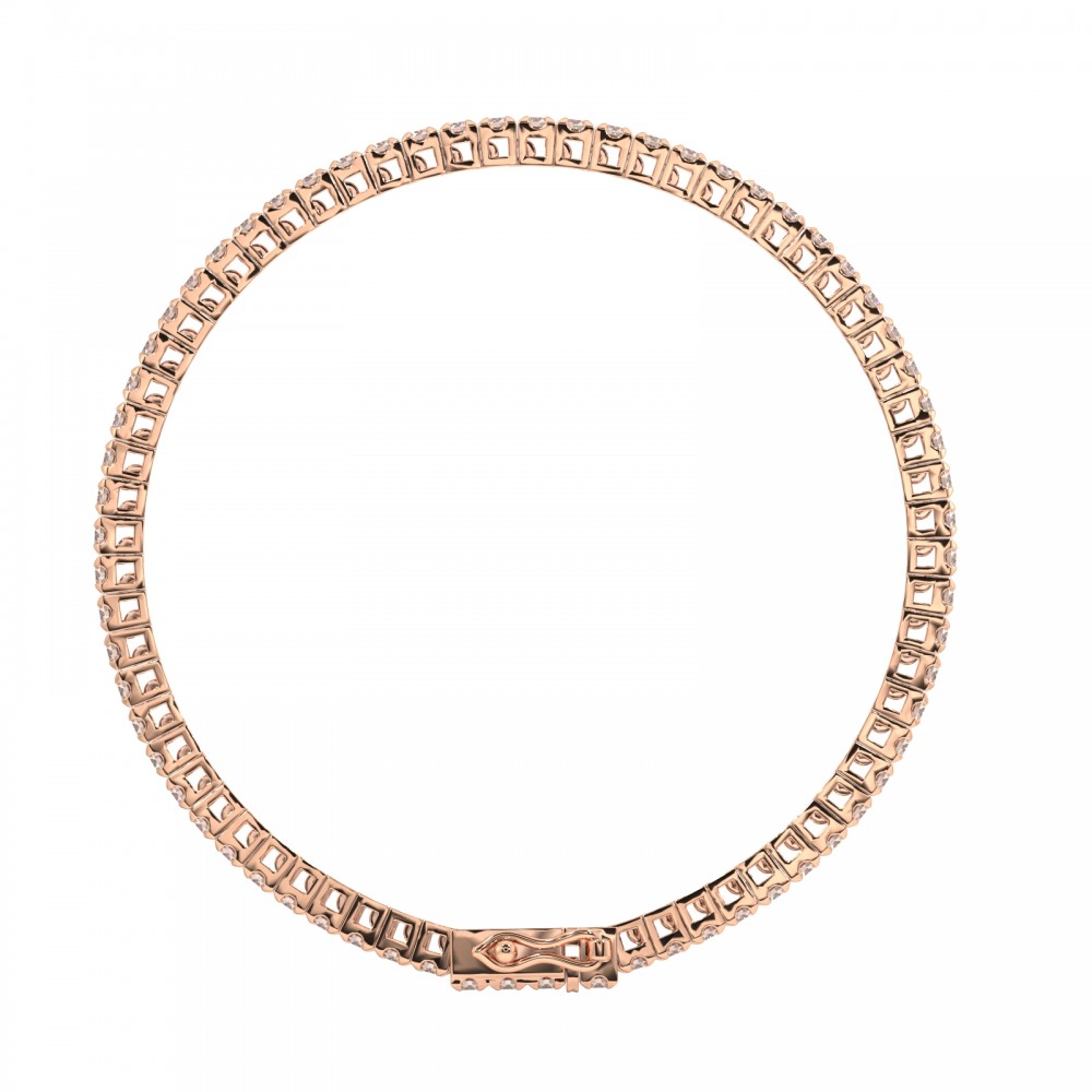 1.47 ct Brown Diamond Tennis Bracelet