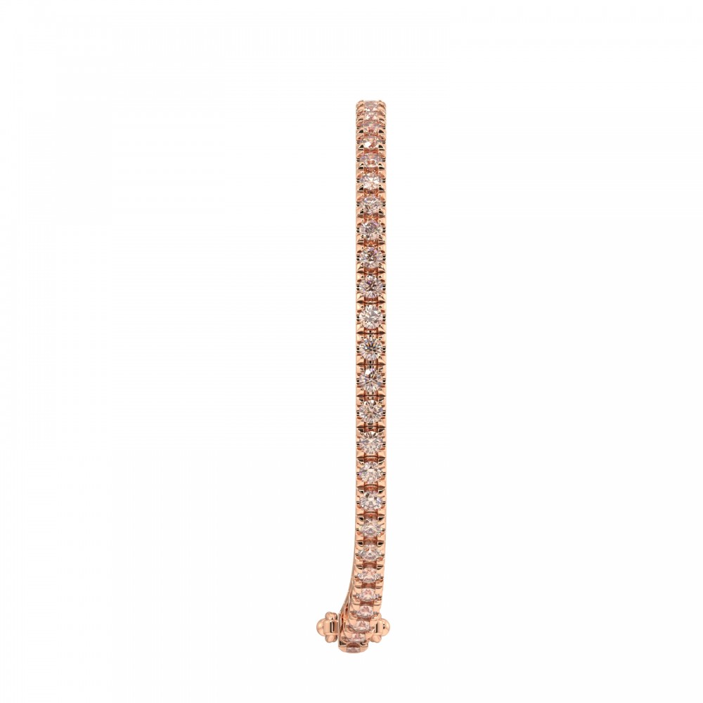 Tennis bracelet with 2.67 ct Brown Diamonds