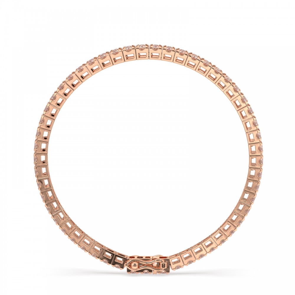 Tennis bracelet with 2.67 ct Brown Diamonds