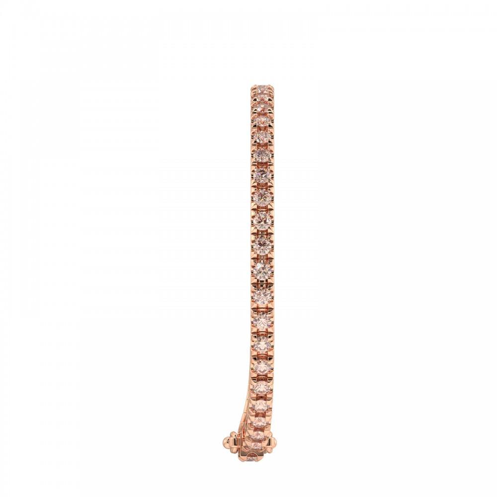 Tennis bracelet with 4.60 ct Brown Diamonds