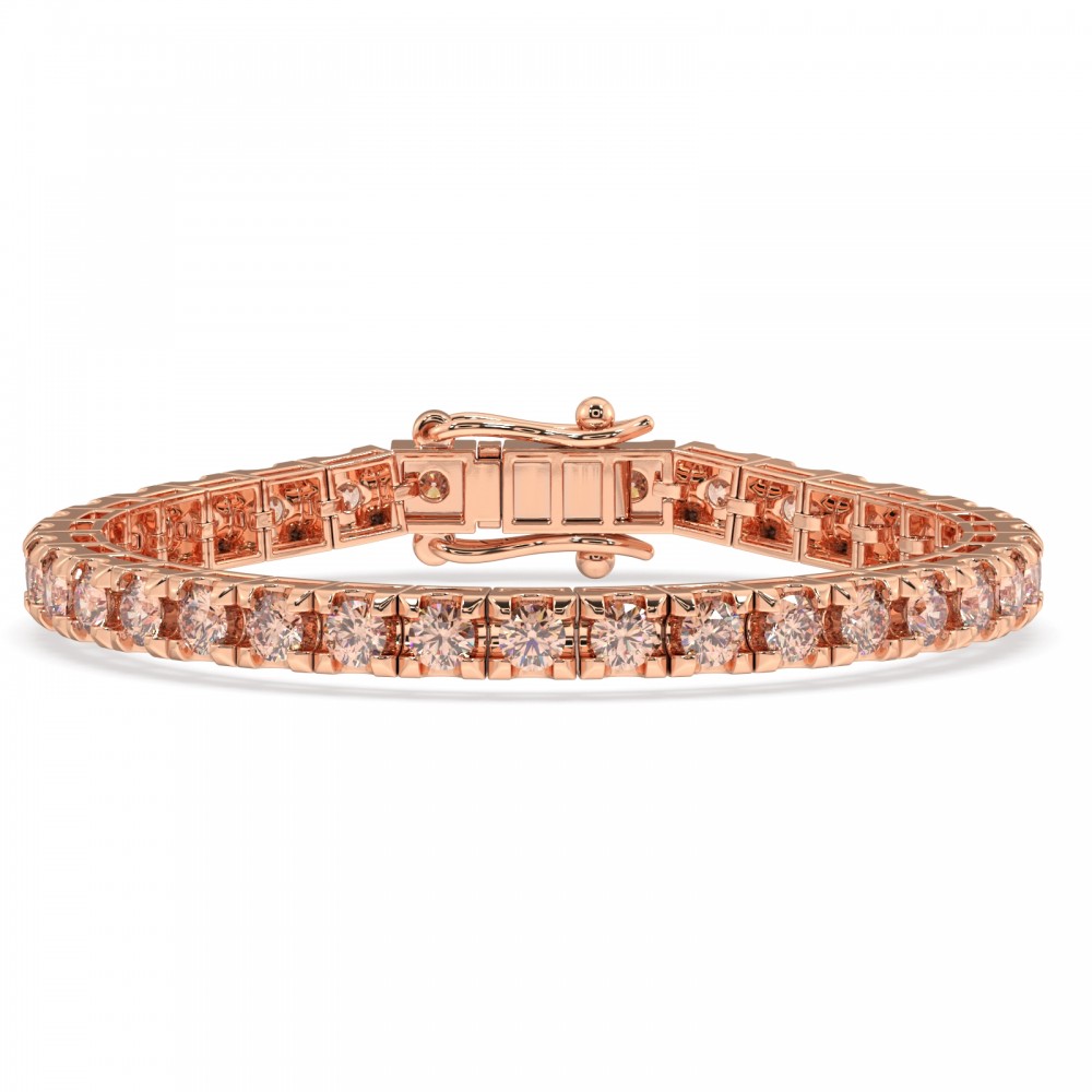 9.5 ct Brown Diamond Tennis Bracelet