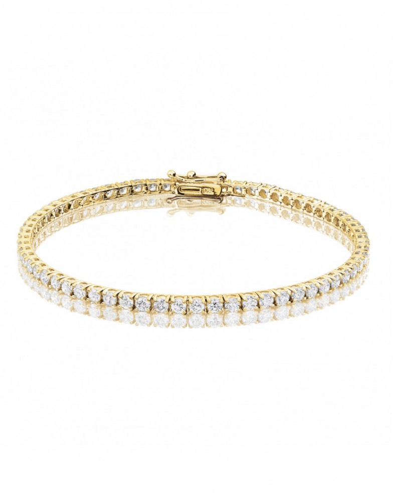 Tennis bracelet with 1.41 ct diamonds