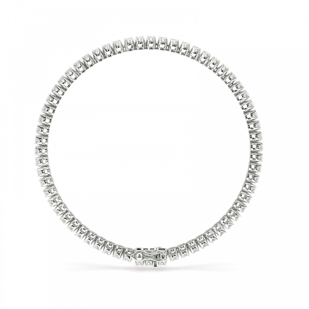 Tennis bracelet with 1.79 ct diamonds