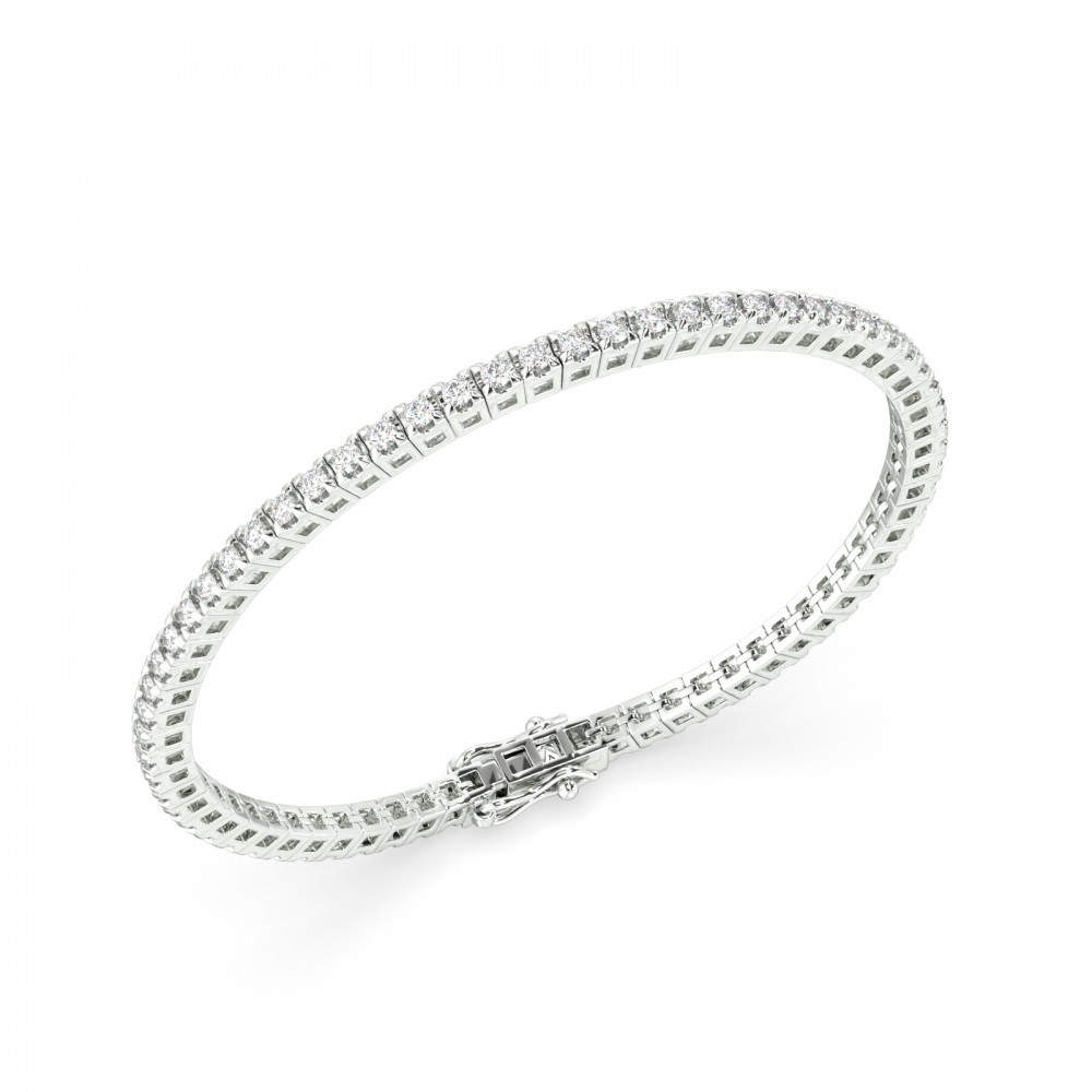 Tennis bracelet with 2.20 ct diamonds