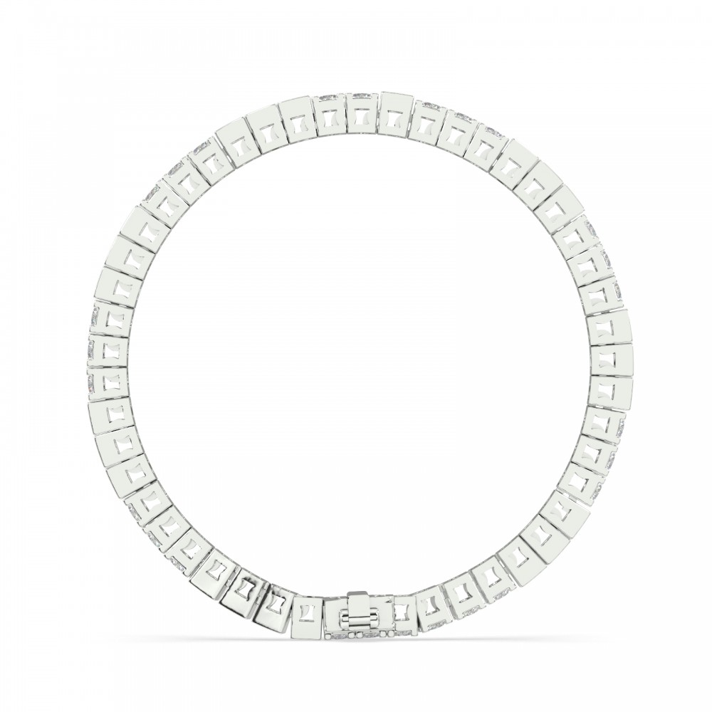 Tennis bracelet with 3.30 ct diamonds