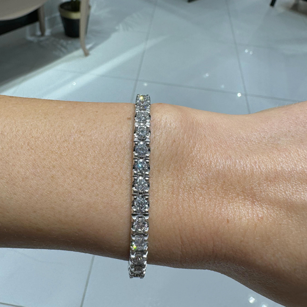 7.95 ct Diamond Tennis Bracelet