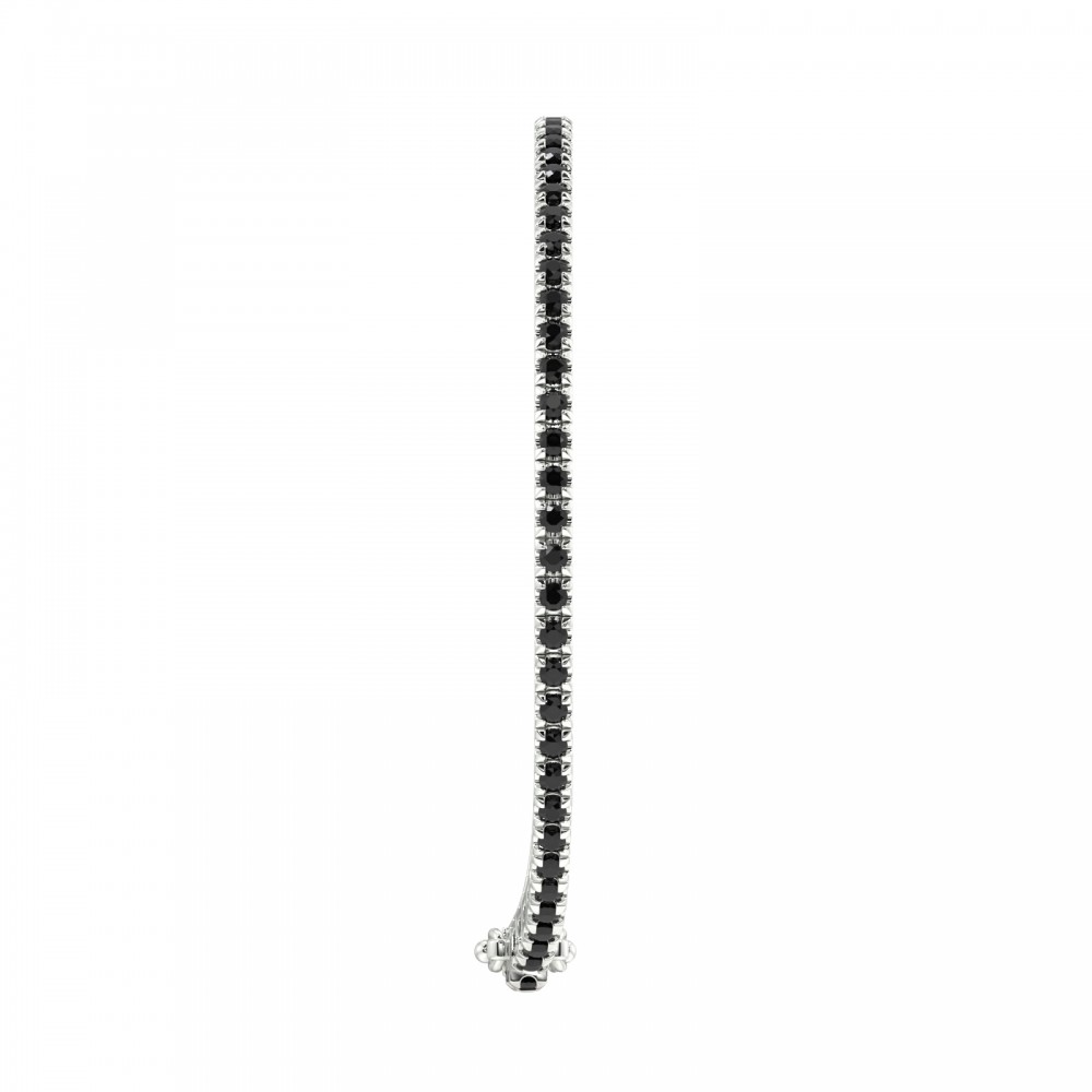 Tennis Bracelet with 2.5 ct Black Diamonds