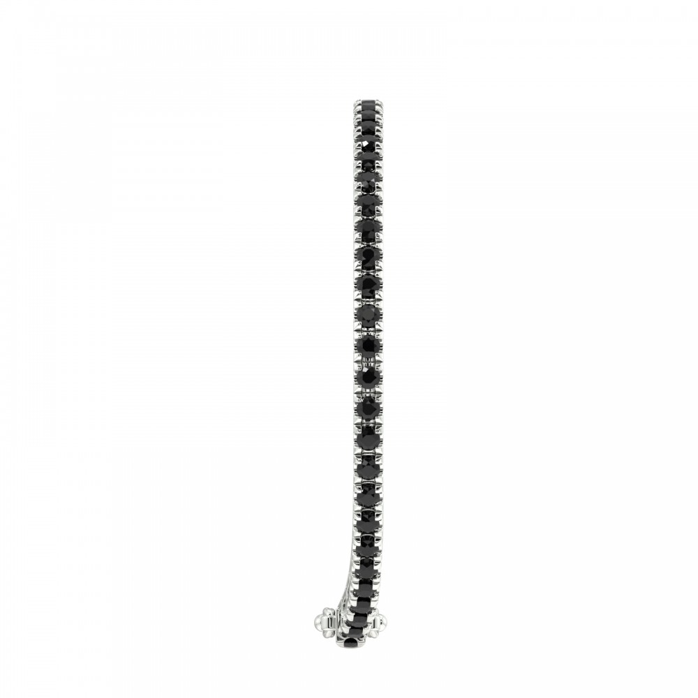 Tennis bracelet with 3.4 ct Black Diamonds