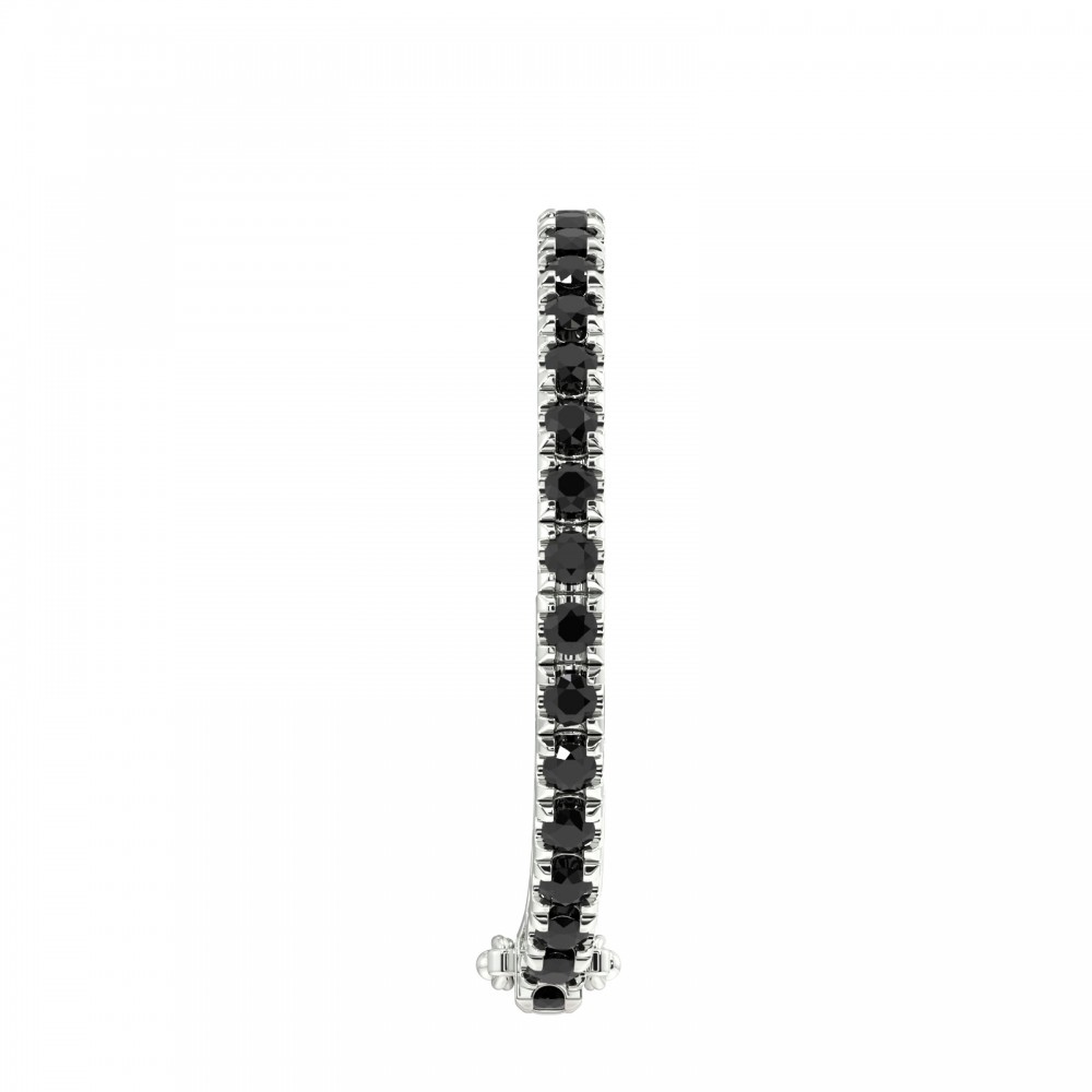 7.85 ct Black Diamond Tennis Bracelet