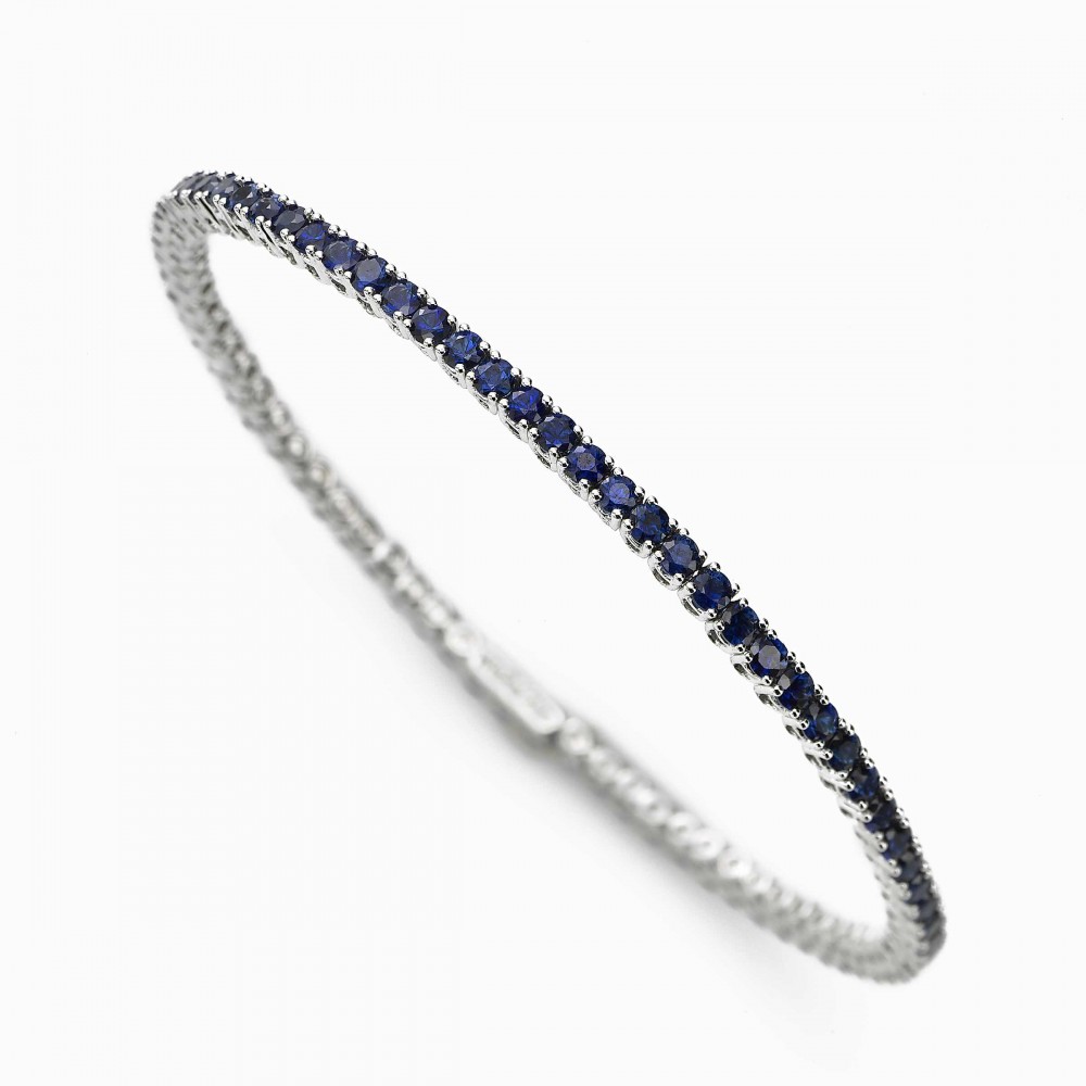 3.07 ct sapphire tennis bracelet