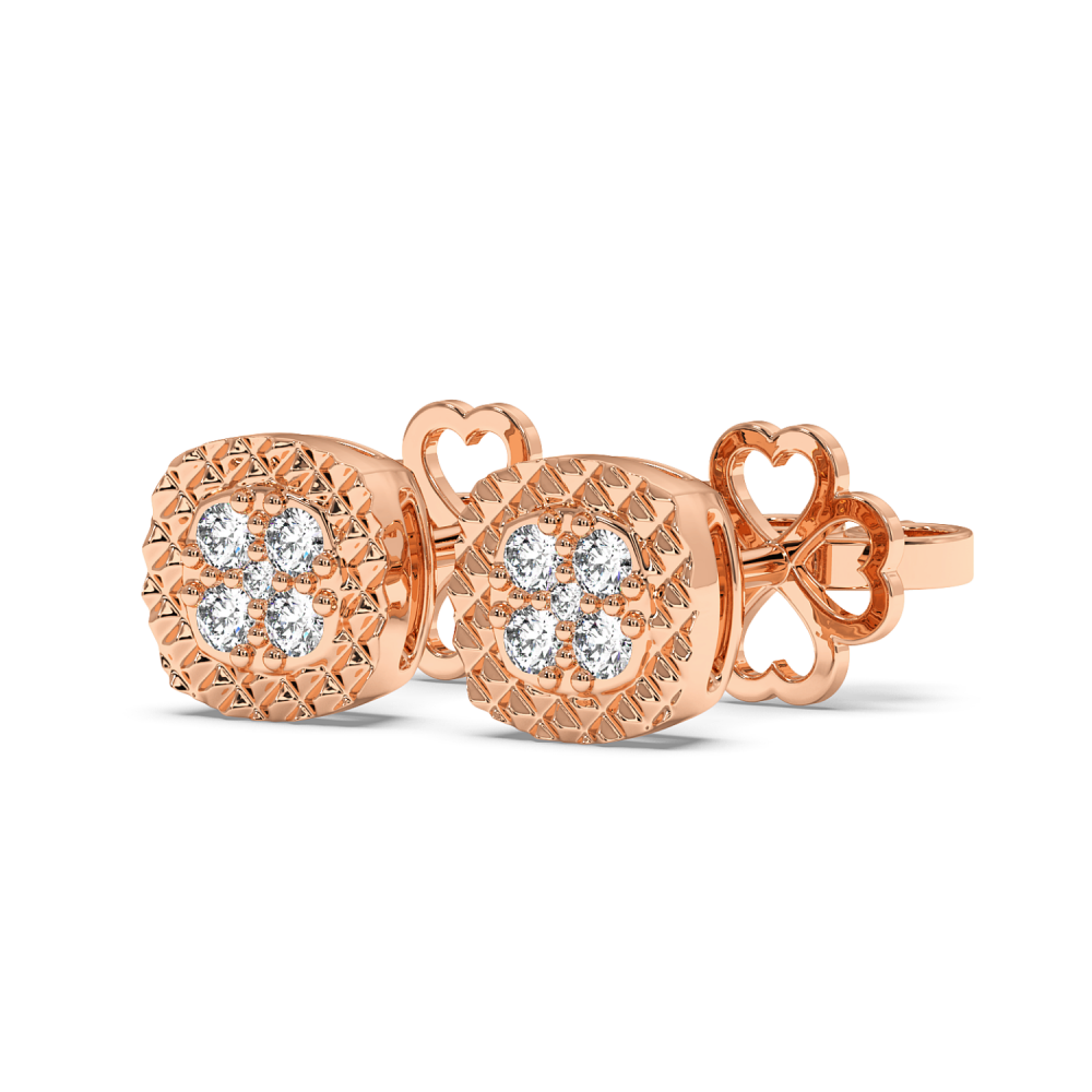 0.09ct Diamond Earrings