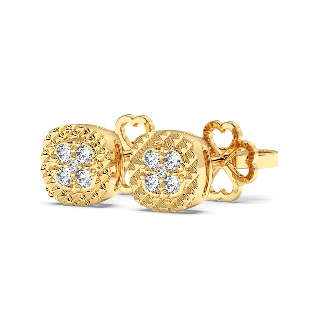 0.09ct Diamond Earrings