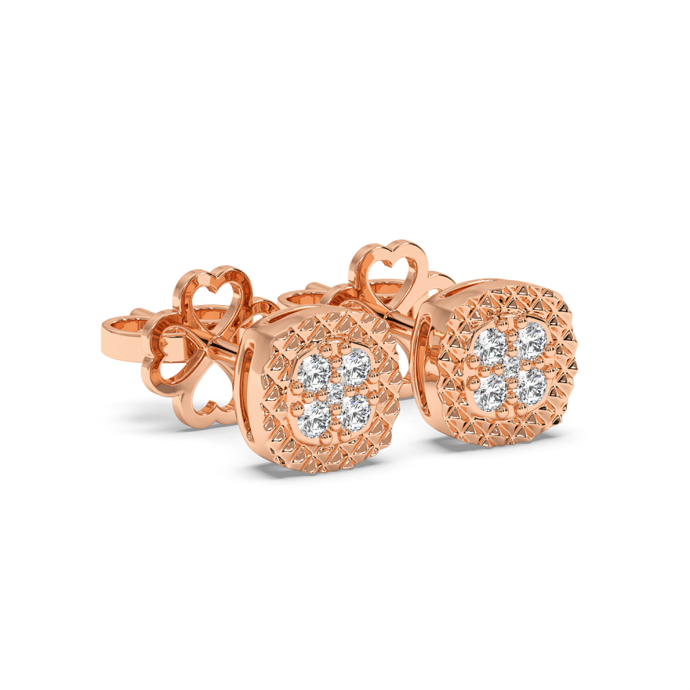 0.09ct Diamond Earrings
