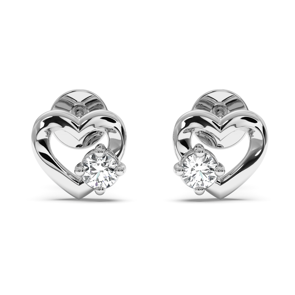 0.12 ct diamond earrings