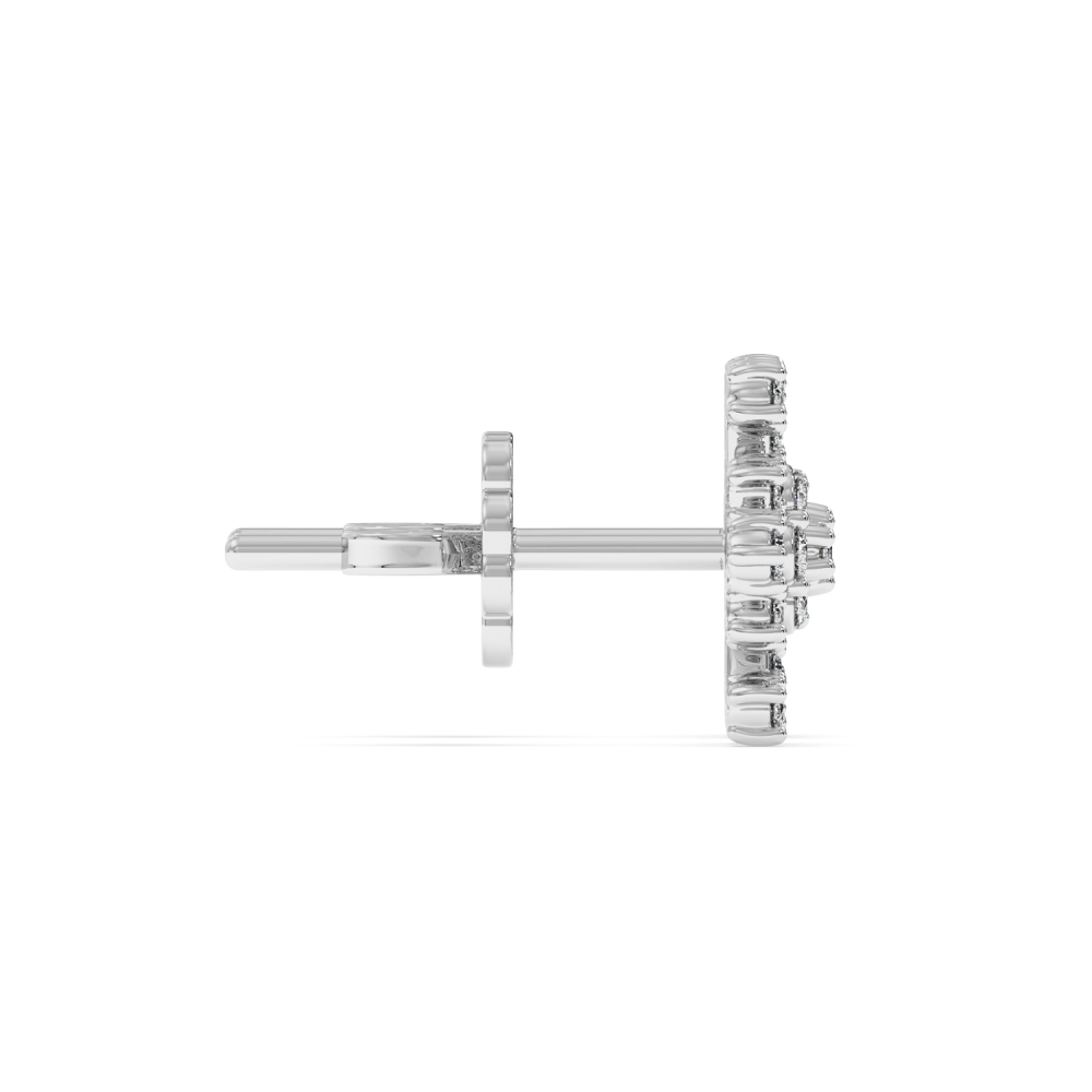 0.19 ct diamond earrings