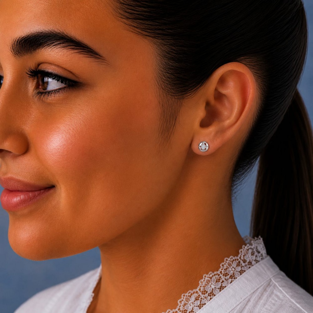 0.19ct Diamond Earrings