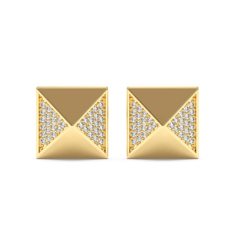 0.28 ct diamond earrings