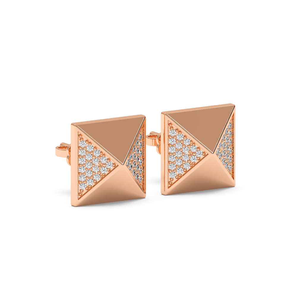 0.28 ct diamond earrings