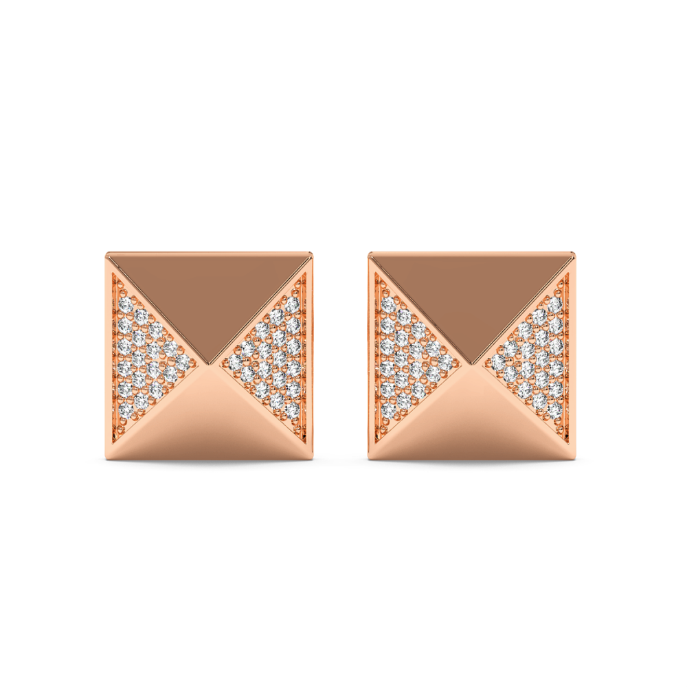 0.28 ct diamond earrings