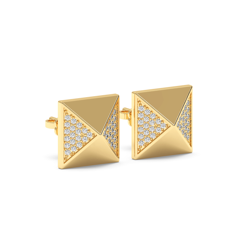 0.28 ct diamond earrings