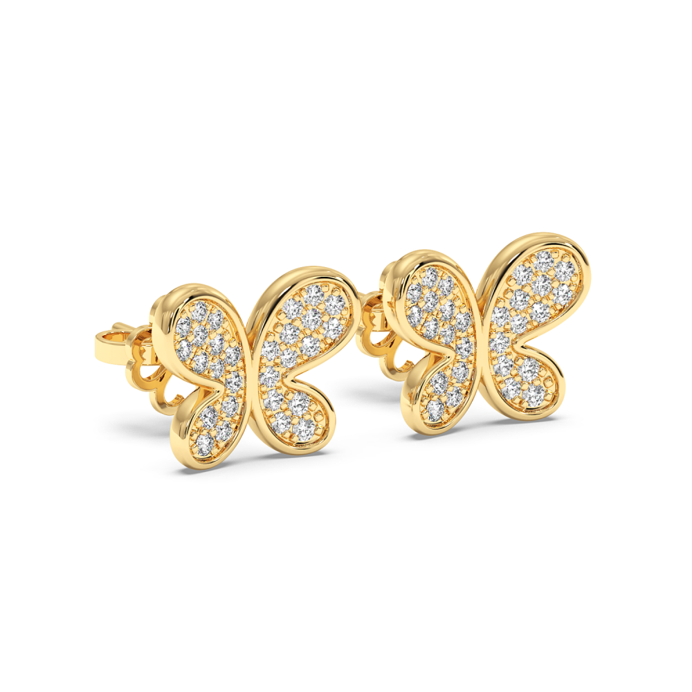 0.29 ct diamond earrings