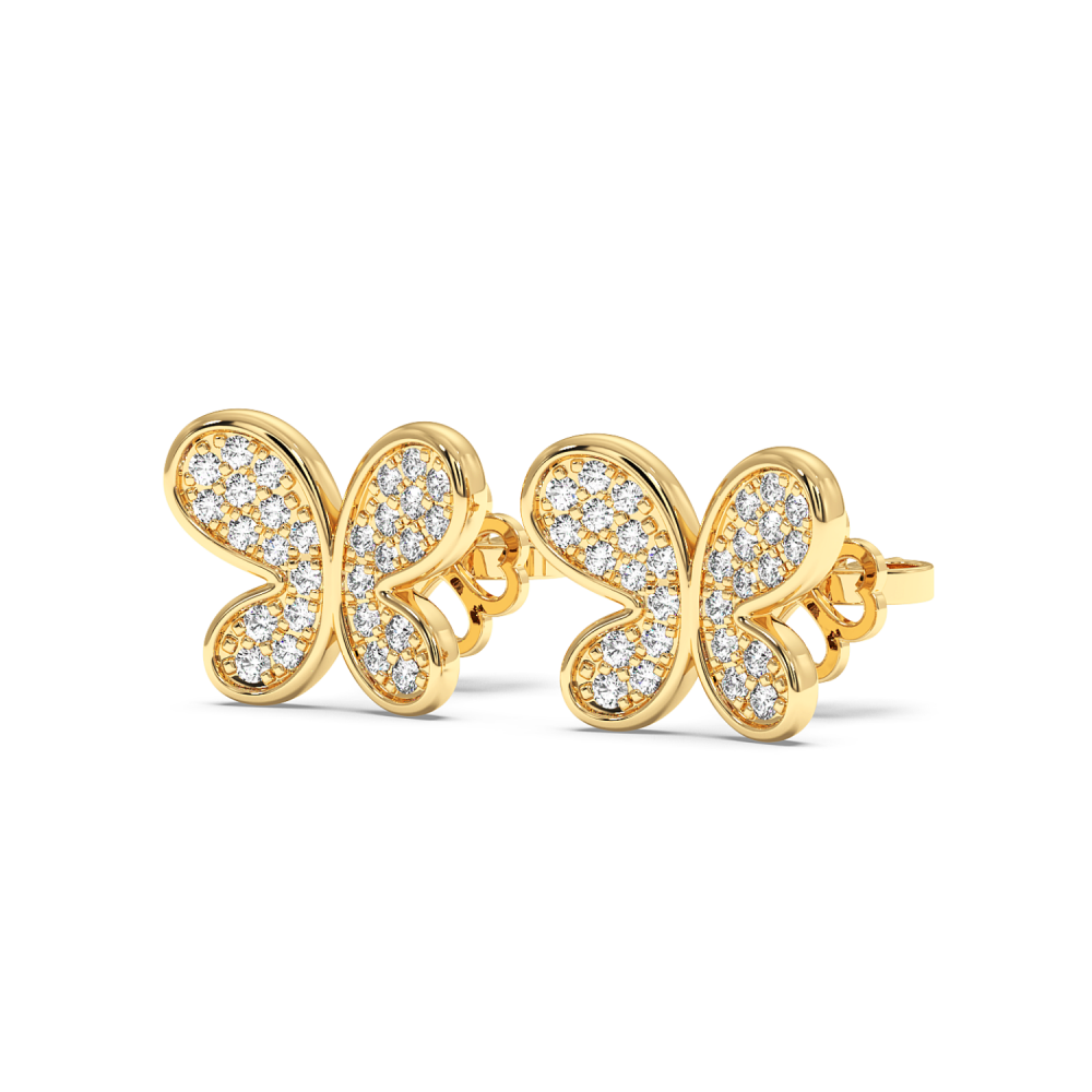 0.29 ct diamond earrings