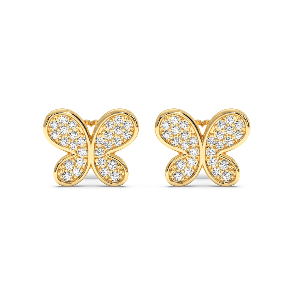 0.29 ct diamond earrings