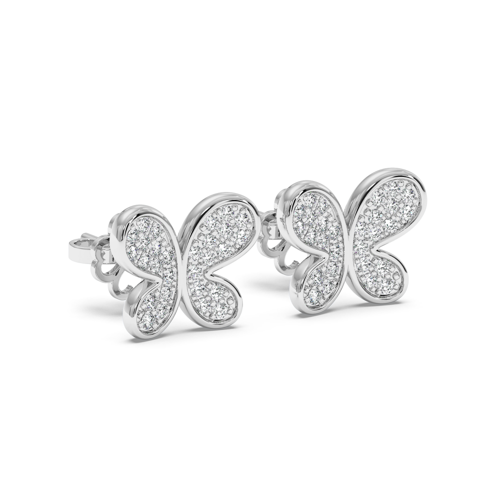 0.29 ct diamond earrings