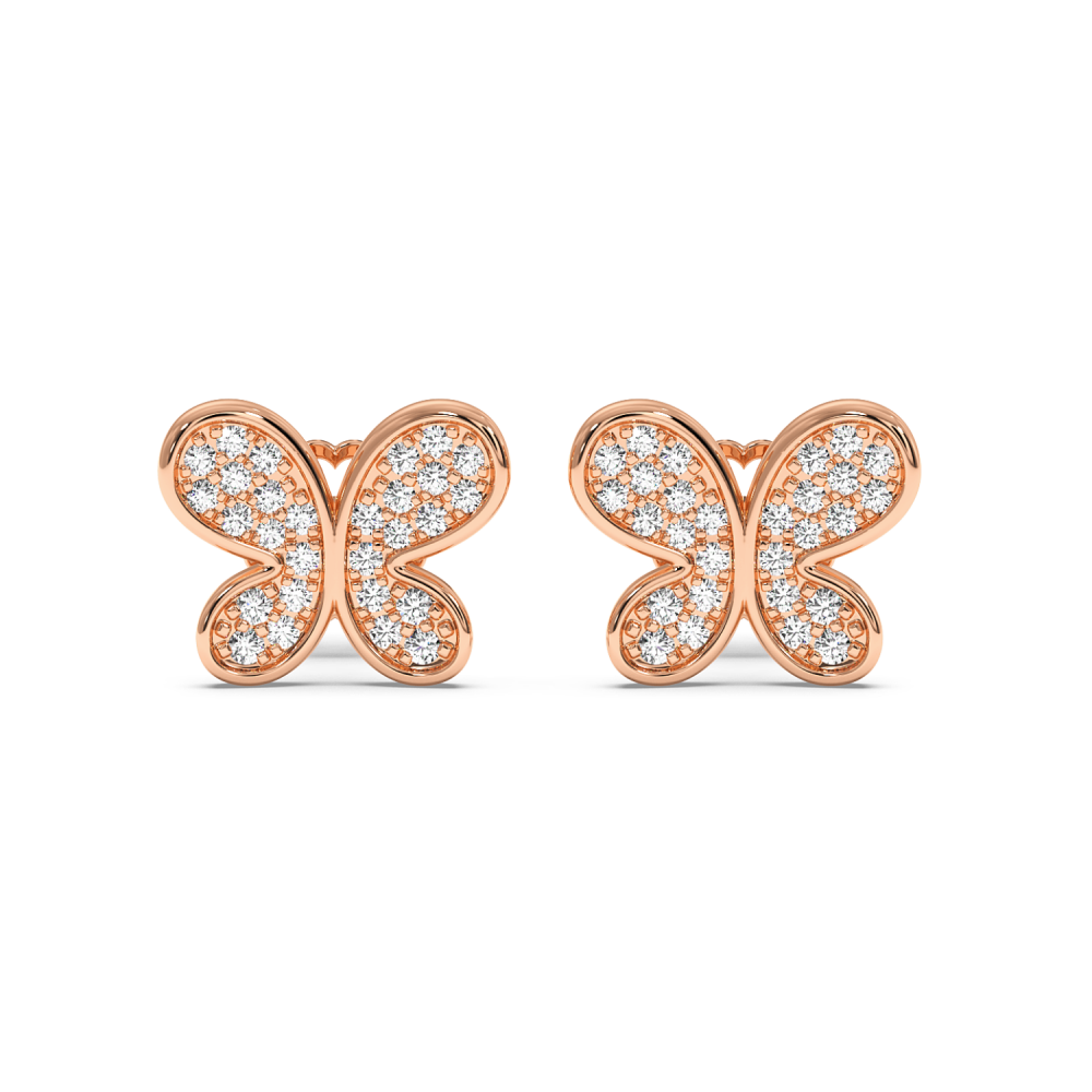 0.29 ct diamond earrings