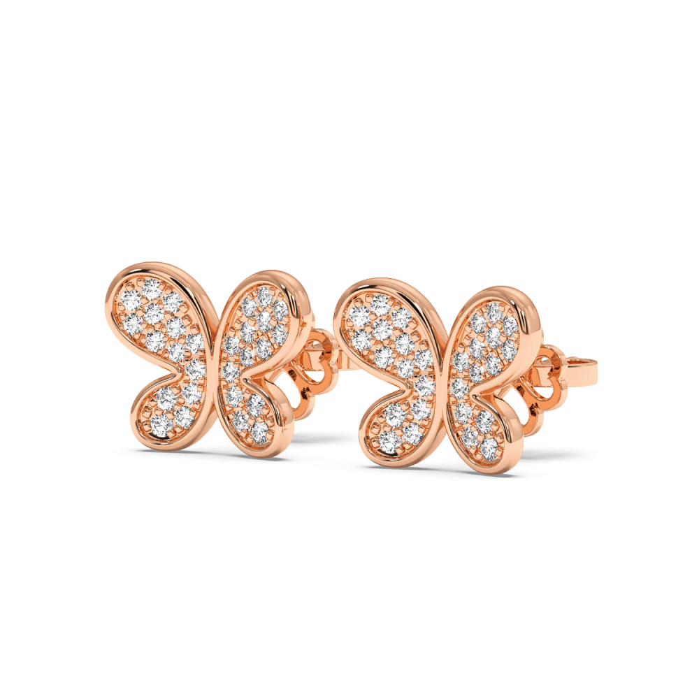 0.29 ct diamond earrings