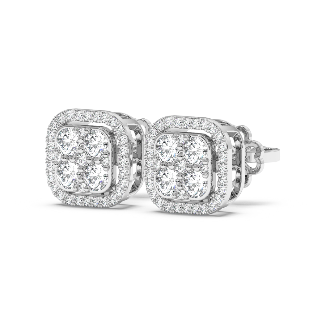 0.36 ct diamond earrings
