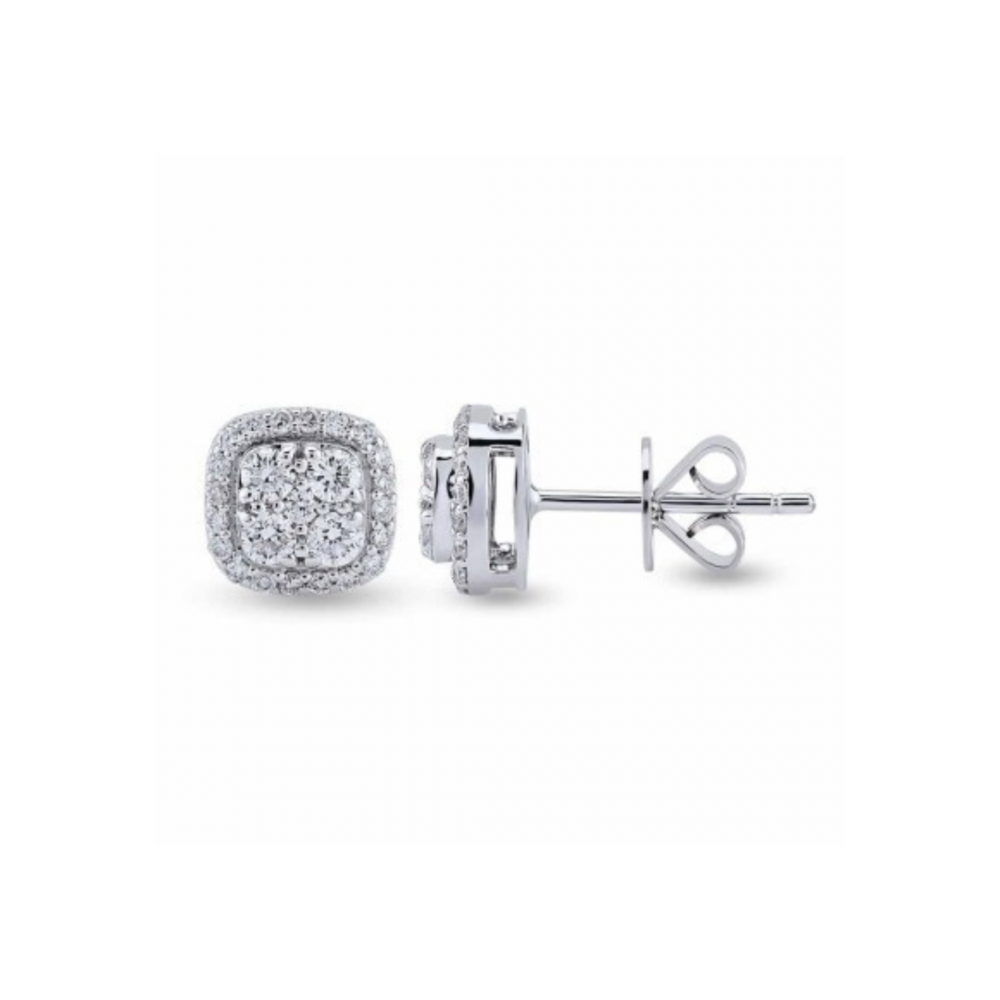 0.36 ct diamond earrings