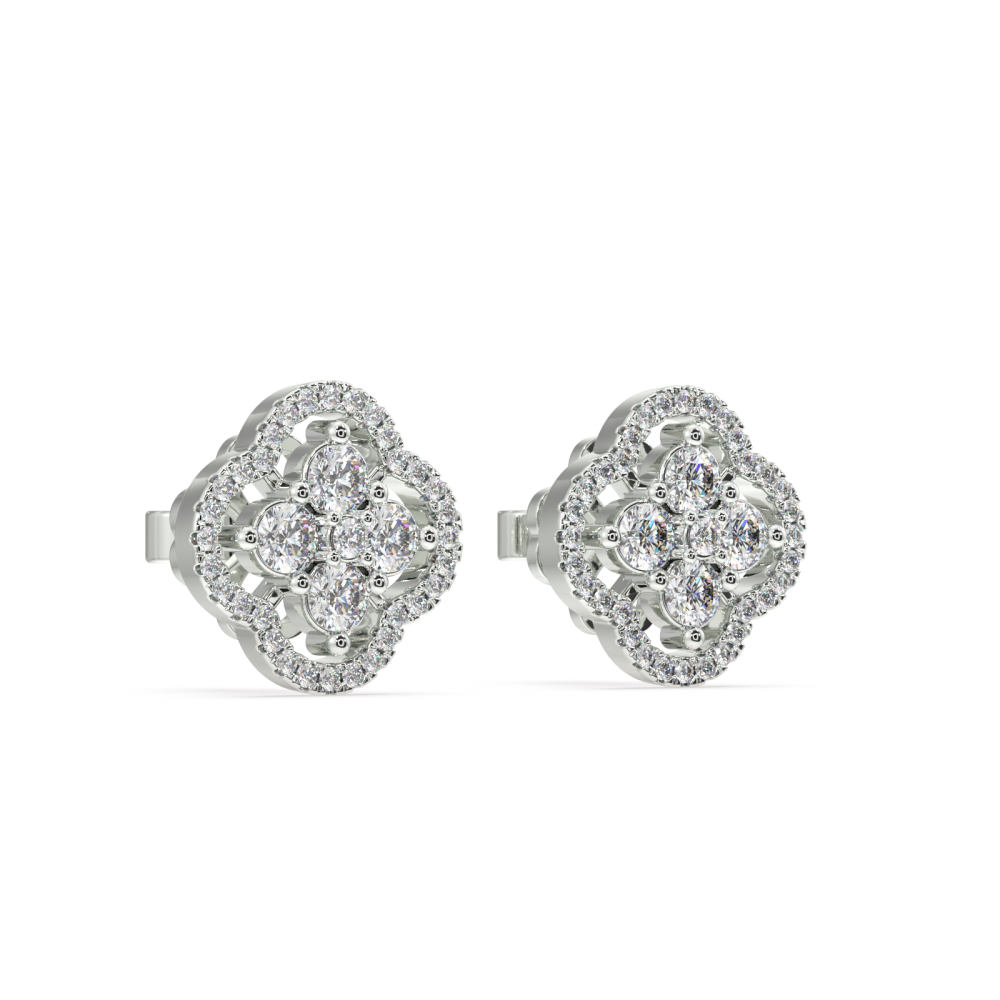 0.50 ct diamond earrings