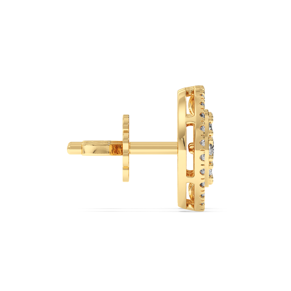 0.82 ct diamond earrings