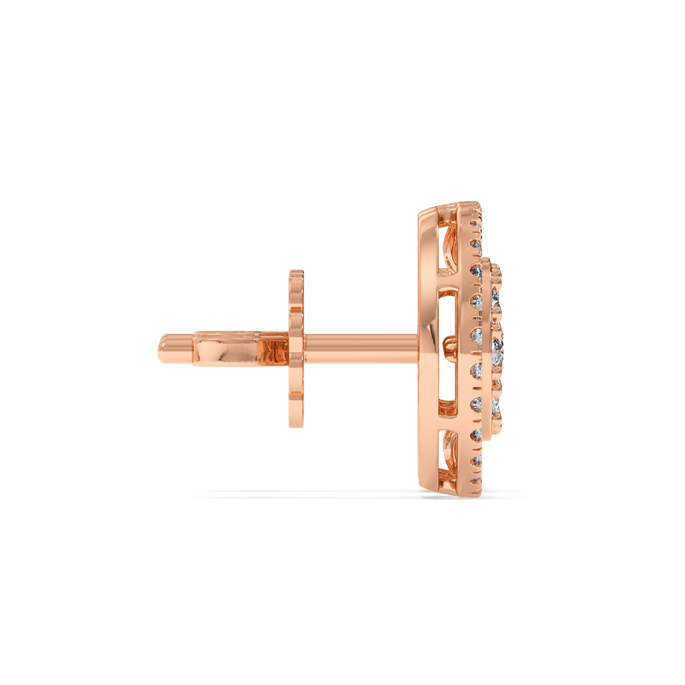 0.82 ct diamond earrings