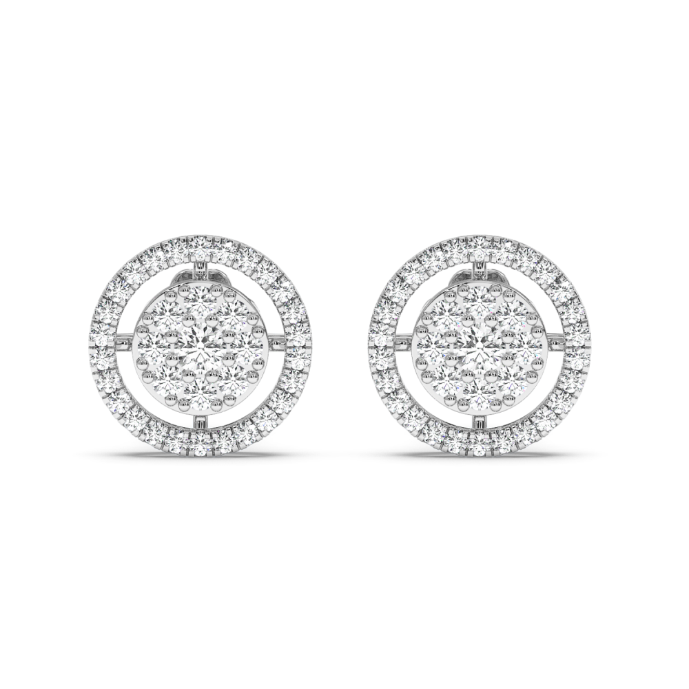 0.82 ct diamond earrings