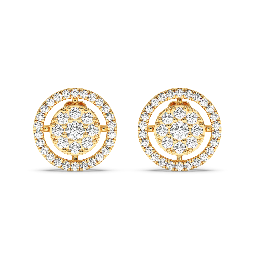 0.82 ct diamond earrings