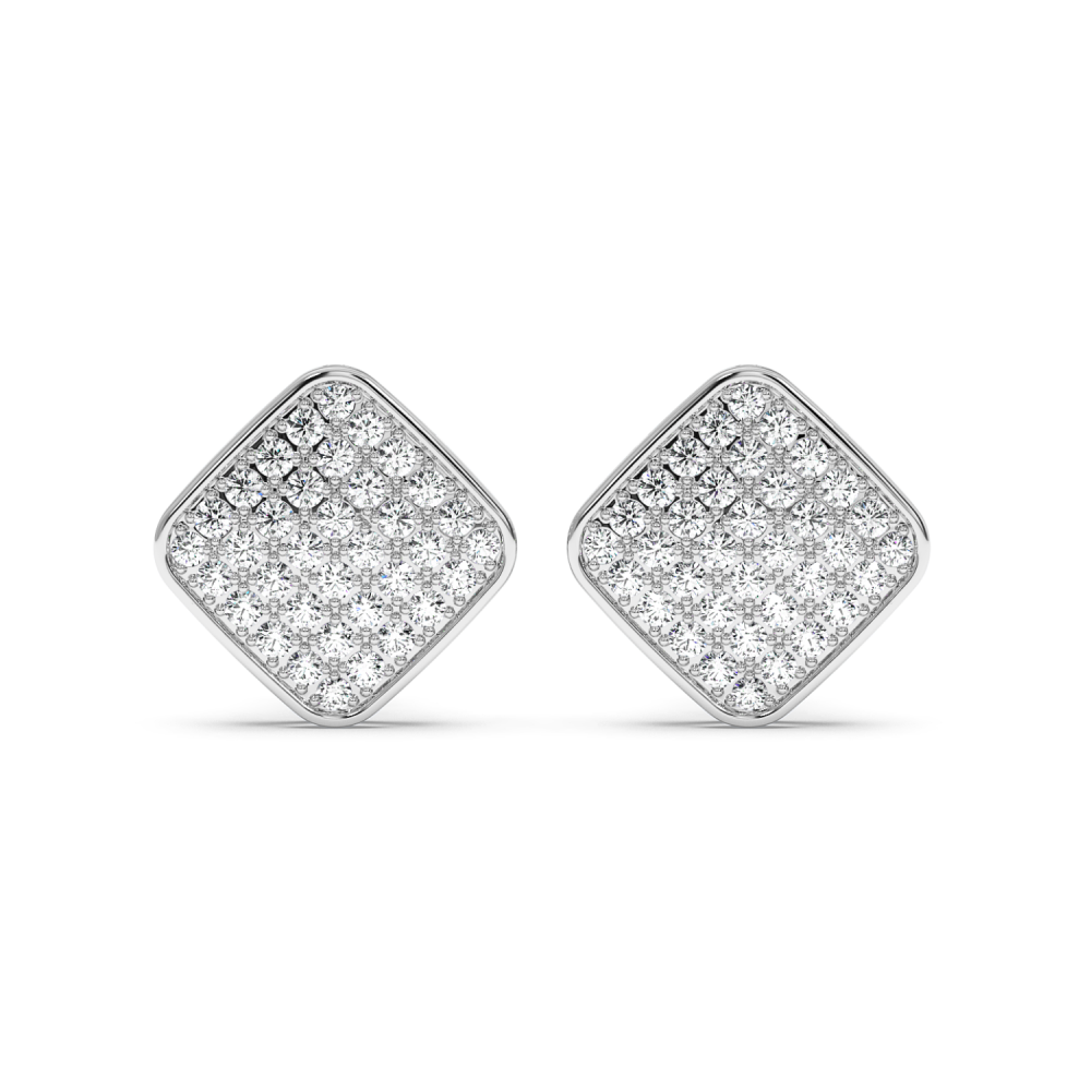 2.08 ct diamond earrings