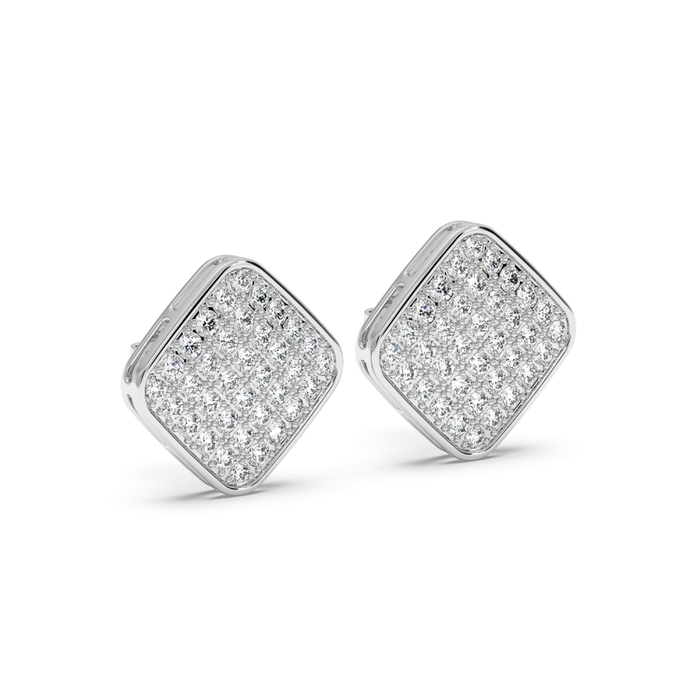 2.08 ct diamond earrings
