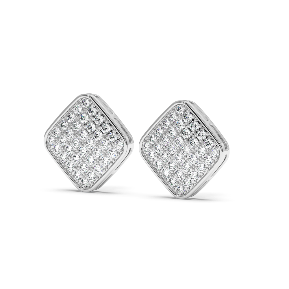 2.08 ct diamond earrings
