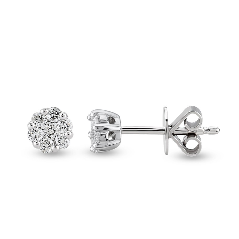 0.29 ct diamond earrings