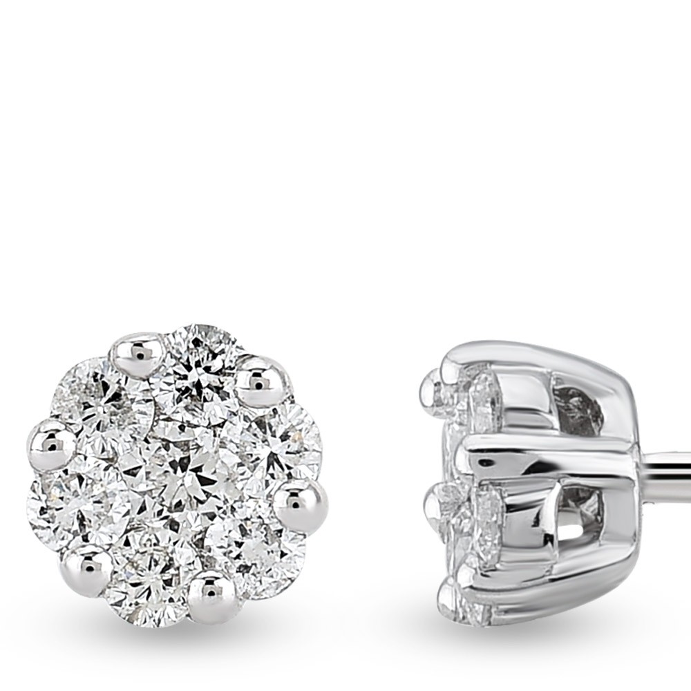 0.29 ct diamond earrings