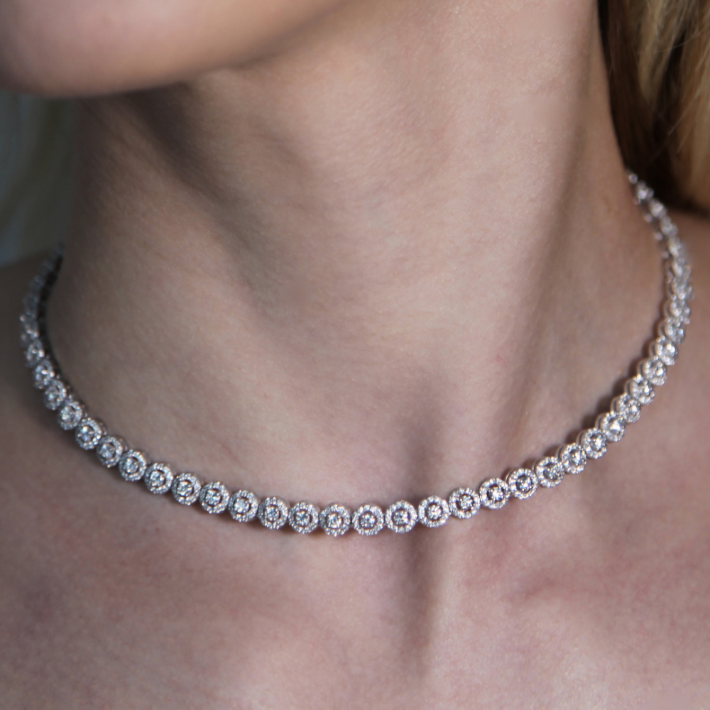 8.51 ct diamond necklace